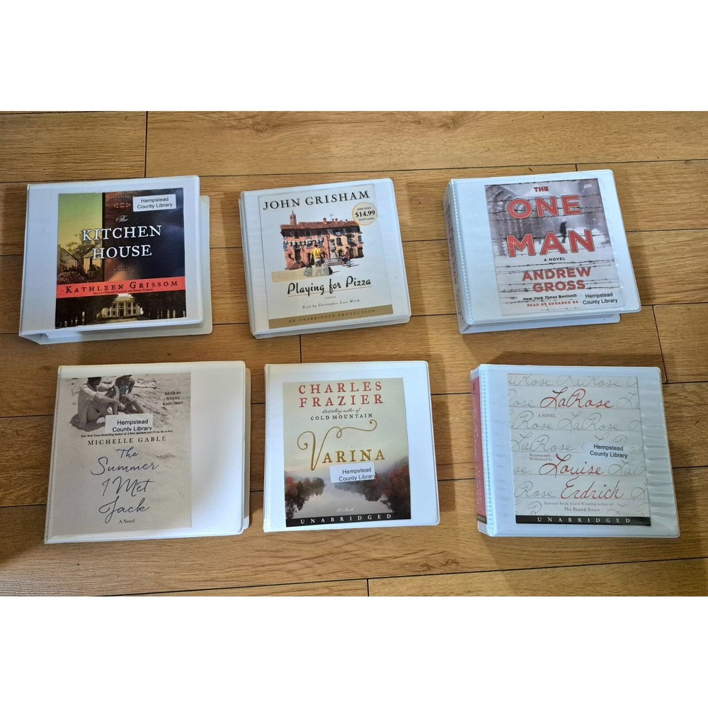 Audio Book Lot of 6 (CD) (S2063)